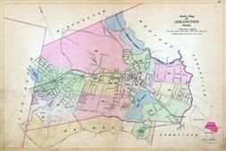Index Map - Arlington, Watertown - Belmont - Arlington - Lexington 1898